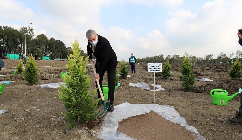 Milli Ağaçlandırma Bayramı töreni Akyazı'da yapıldı