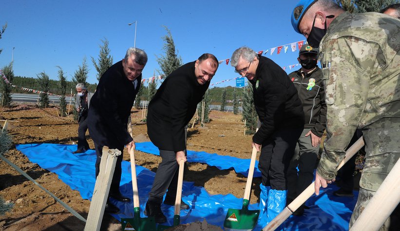 Milli Ağaçlandırma Günü'nde fidanlar toprakla buluştu