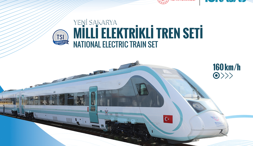 Milli Elektrikli Tren Seti'nin adı Sakarya oldu!