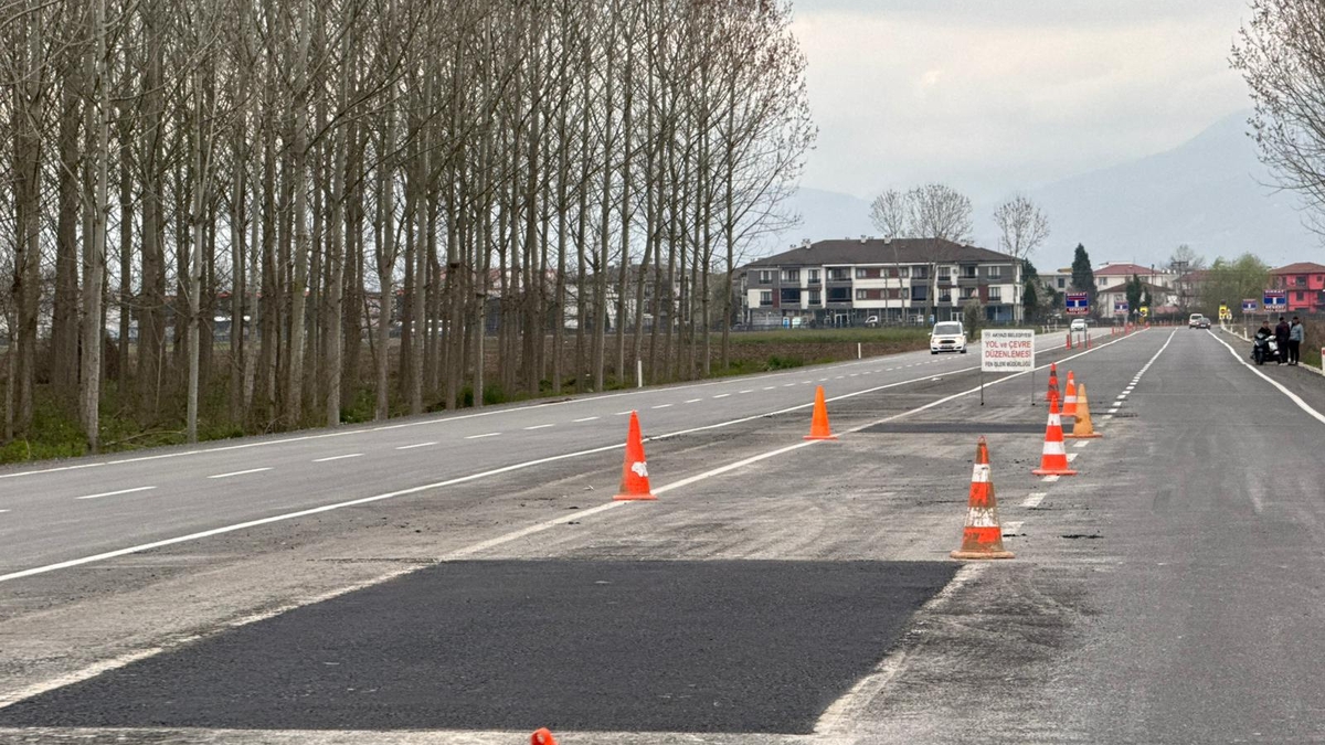 Milyonluk yol 4 ay dayanamadı; Yama yapıldı!