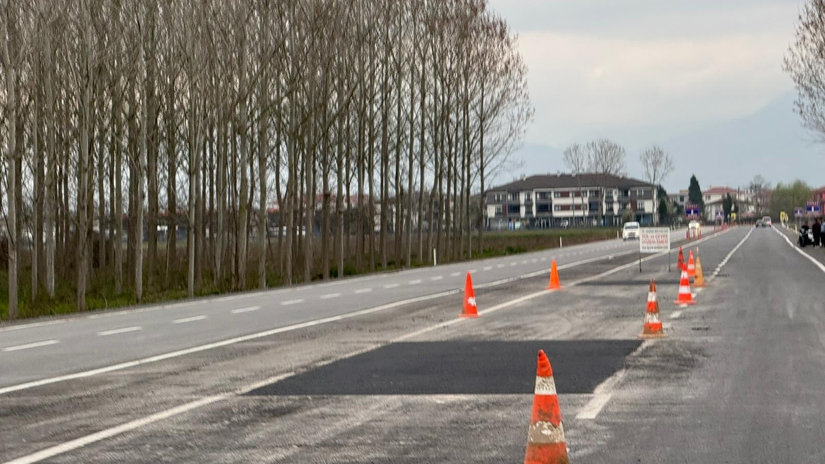 Milyonluk yol 4 ay dayanamadı; Yama yapıldı!