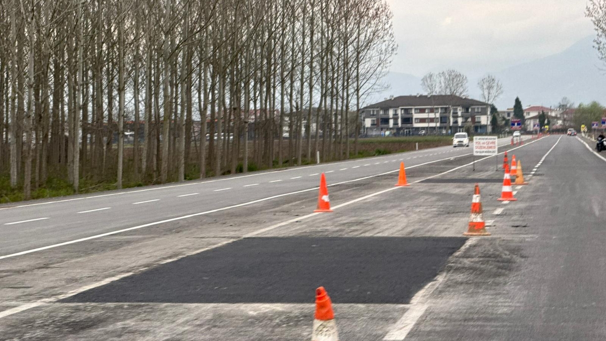 Milyonluk yol 4 ay dayanamadı; Yama yapıldı!