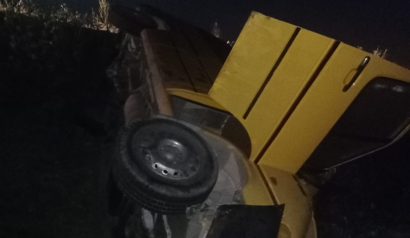 Minibüs şarampole uçtu