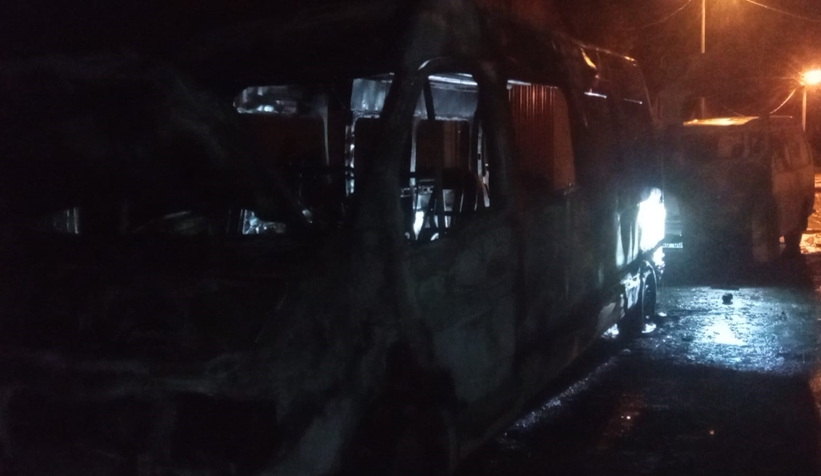 Minibüsü yanan baba: Bence oğlum yaktı