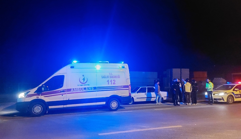 Motosiklet sürücüsü kazada yaralandı