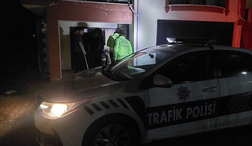 Motosiklet sürücüsü kazada yaralandı