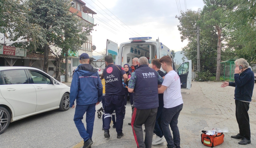 Motosiklet sürücüsü yaralandı