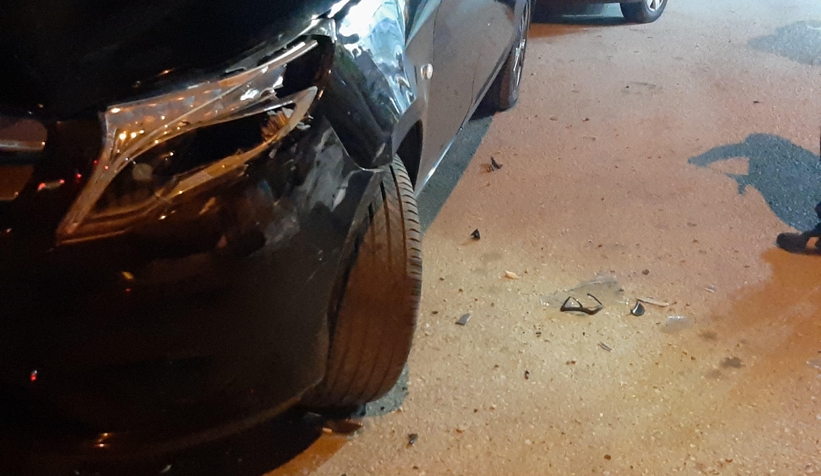 Motosikletle tek teker kazası: 2 yaralı