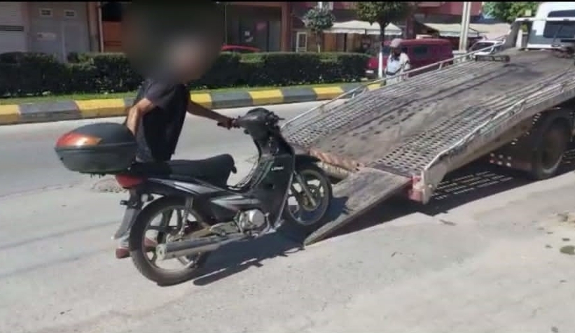 Motosikletle tek telerle şov yapmıştı, firari çıktı