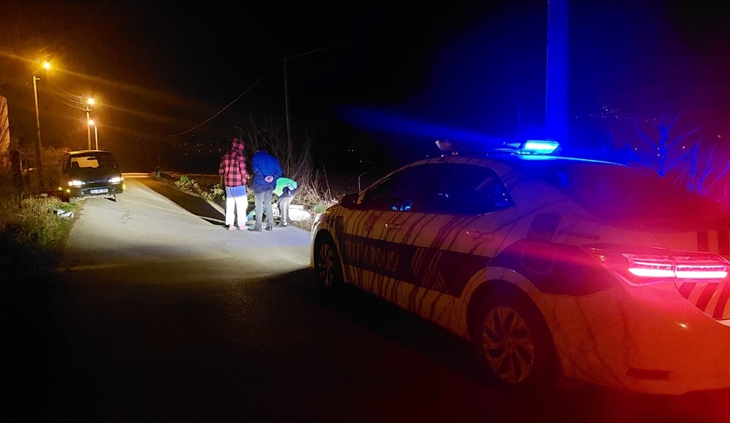 Motosikletli genç kazada ağır yaralandı