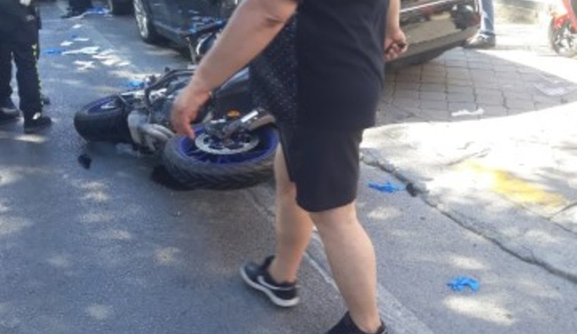 Motosikletli polis ölümden döndü