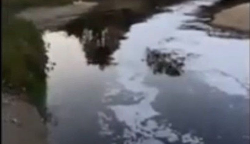 Mudurnu Deresi köpürdü