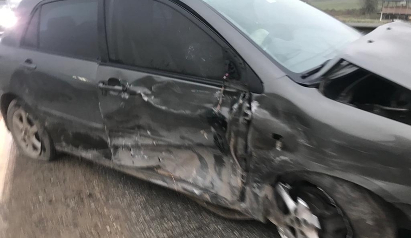 Mudurnu Köprüsünde feci kaza 3 yaralı