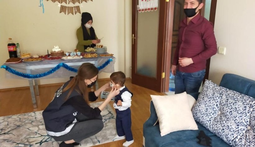 Muhammet'e doğum günü sürprizi