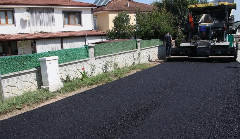 Muhtar asfaltı görünce kurban kestirdi