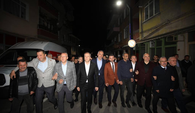 Murat Kaya seçim çalışmasını 4 mahallede sürdürdü