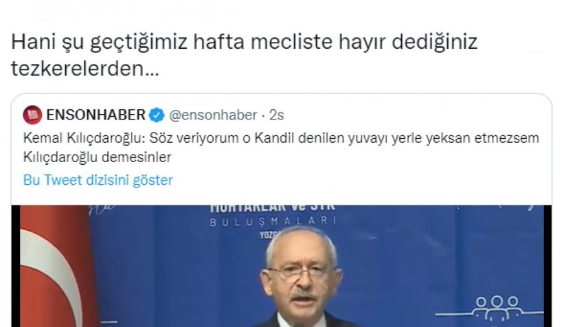 Mustafa Varank'tan Kılıçdaroğlu'na 'Kandil' cevabı