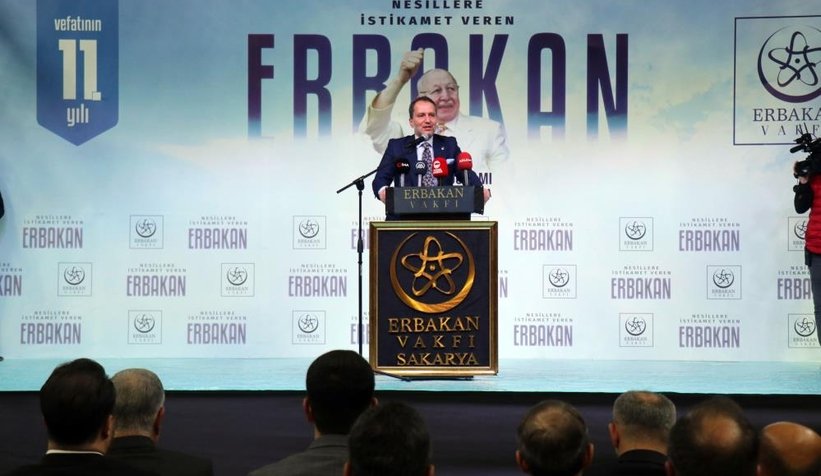 Necmettin Erbakan Sakarya'da anıldı