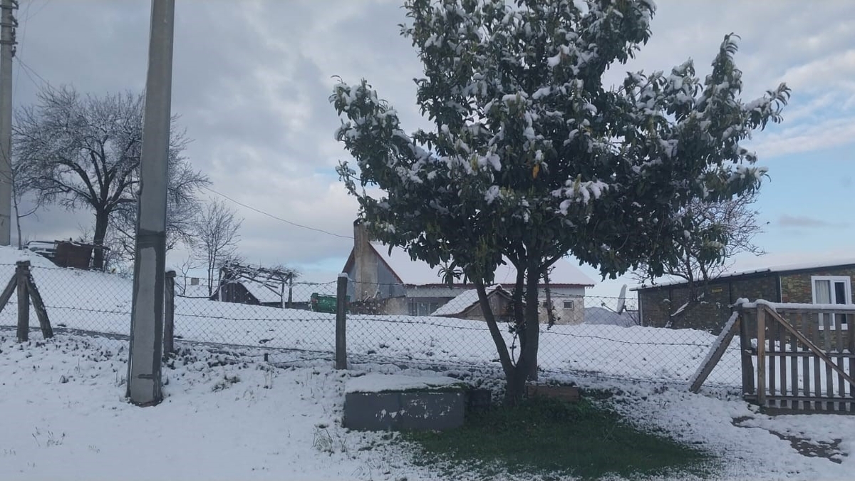 Nisan ayında kar yağdı