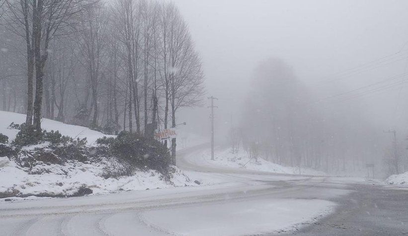 Nisan'da kar yağdı