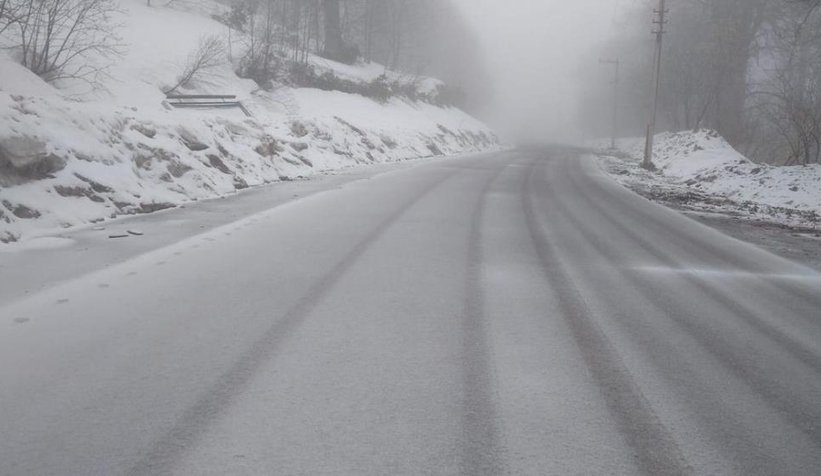 Nisan'da kar yağdı