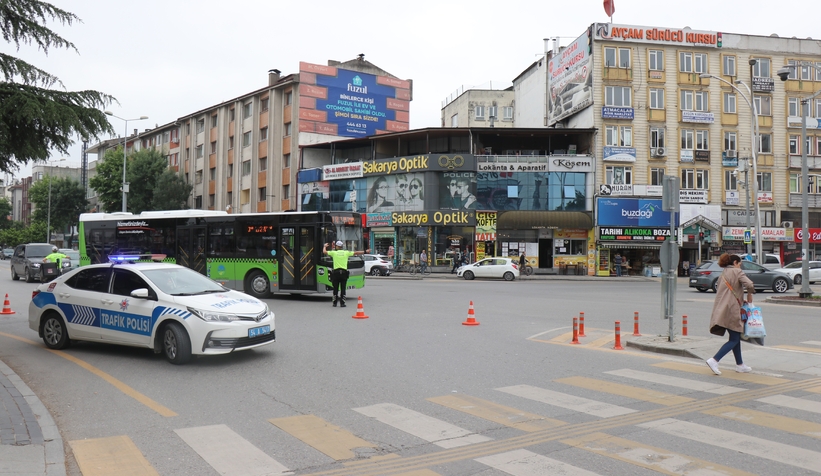 O güzergah ulaşıma kapandı