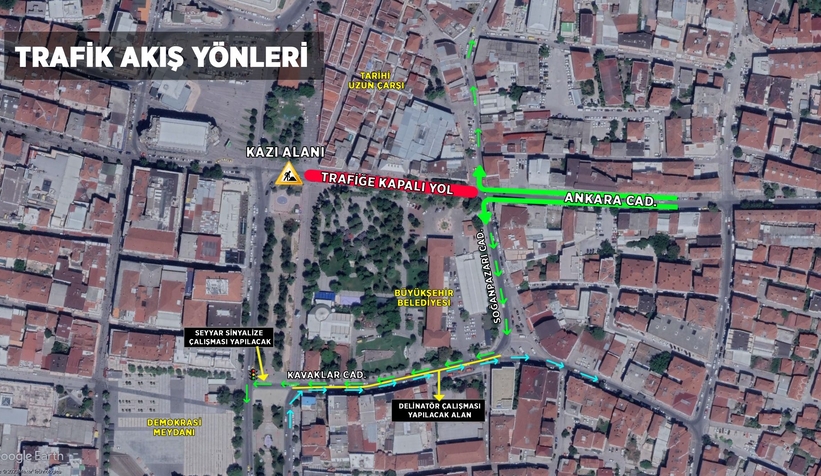 O hatlar için uyarı: Güzargahlar değişti