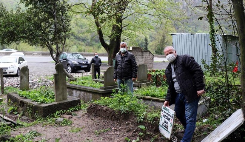 O ilçenin başı mezar hırsızları ile dertte