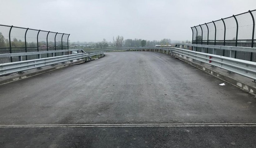 O köprüde çökme yaşandı