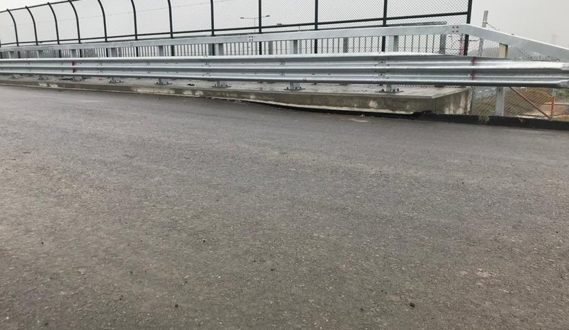 O köprüde çökme yaşandı