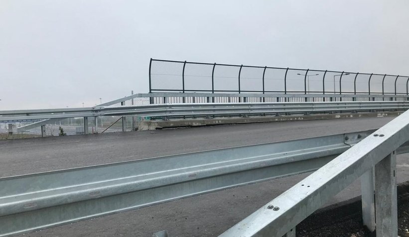 O köprüde çökme yaşandı