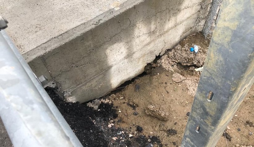 O köprüde çökme yaşandı