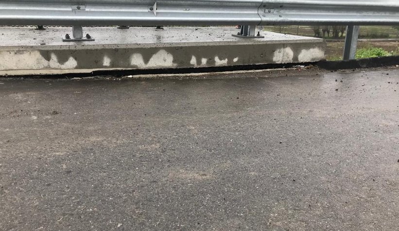 O köprüde çökme yaşandı