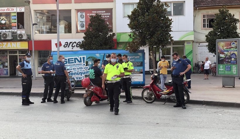 O motosikletlere ceza yağdı