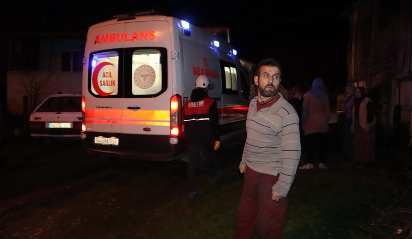 Odunluk yaşlı kadının üzerine yıkıldı