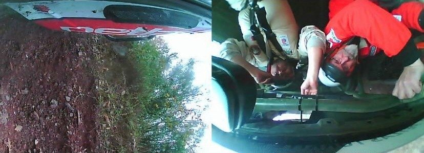 Off-Road şampiyonasında feci kaza kamerada