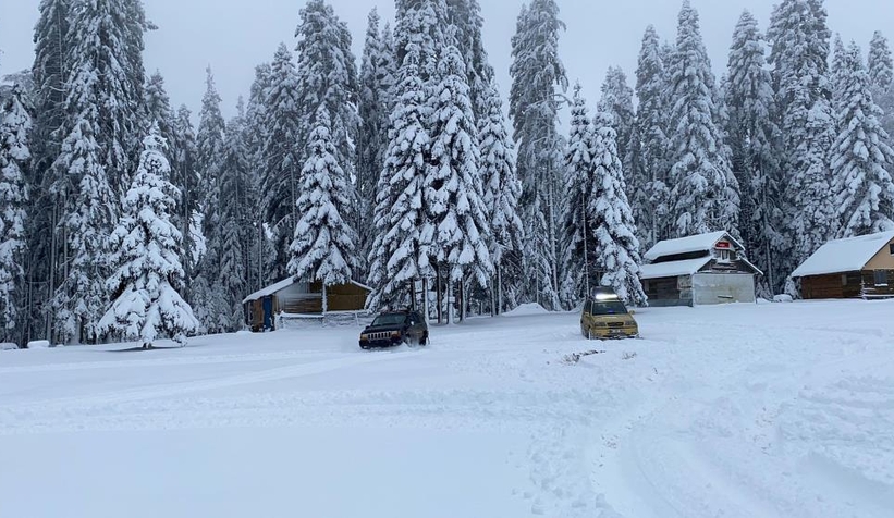 Off-Road tutkunlarının kar keyfi