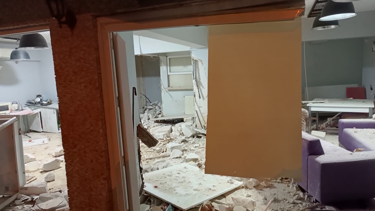 Öğrenci yurdunda patlama