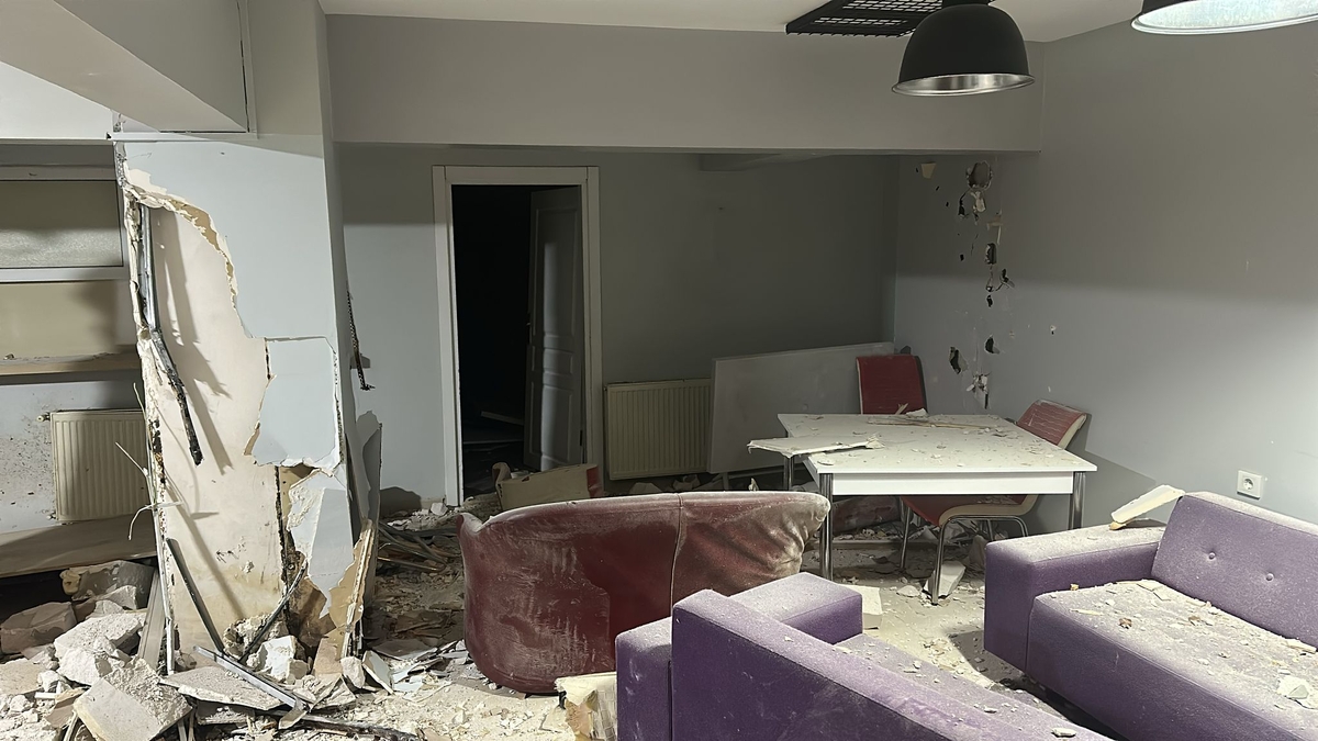 Öğrenci yurdunda patlama