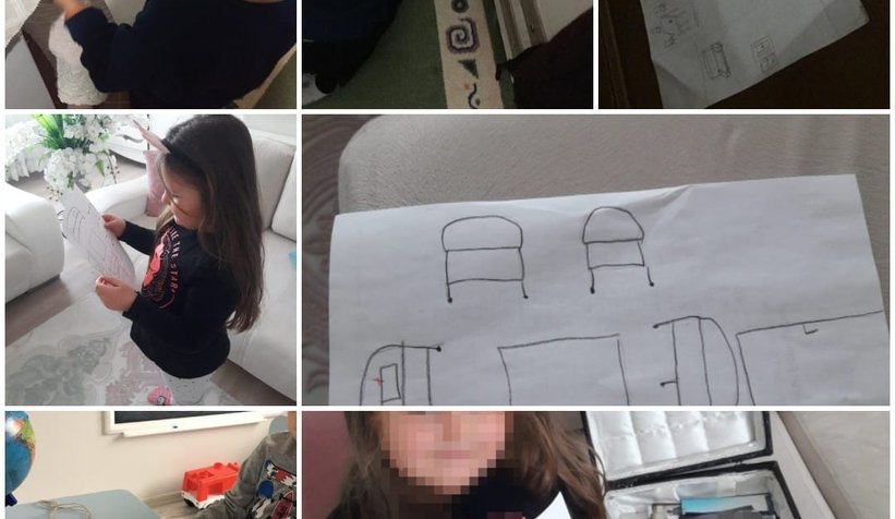 Okulda öğrendiklerini evde aileleri ile uyguluyorlar