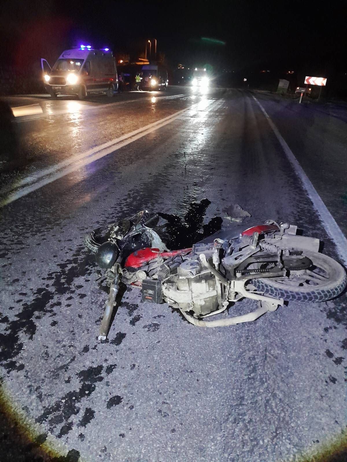 Ölümcül kaza: Motosikletli öldü