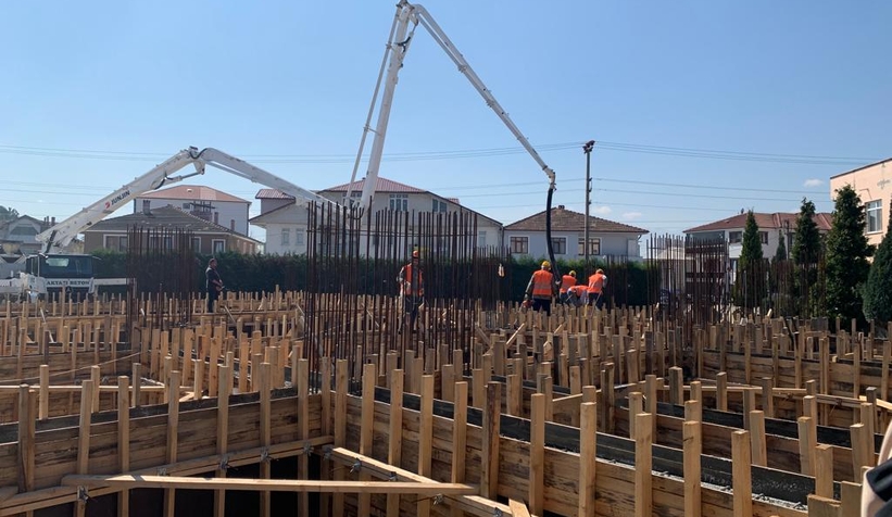 Ömercikler Camii'nin temeli atıldı