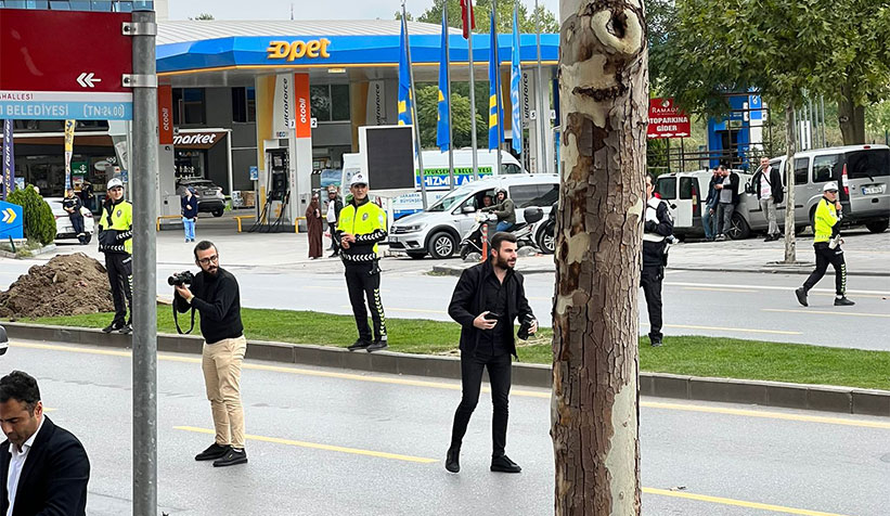 Operasyonda gazeteciler zor anlar yaşadı