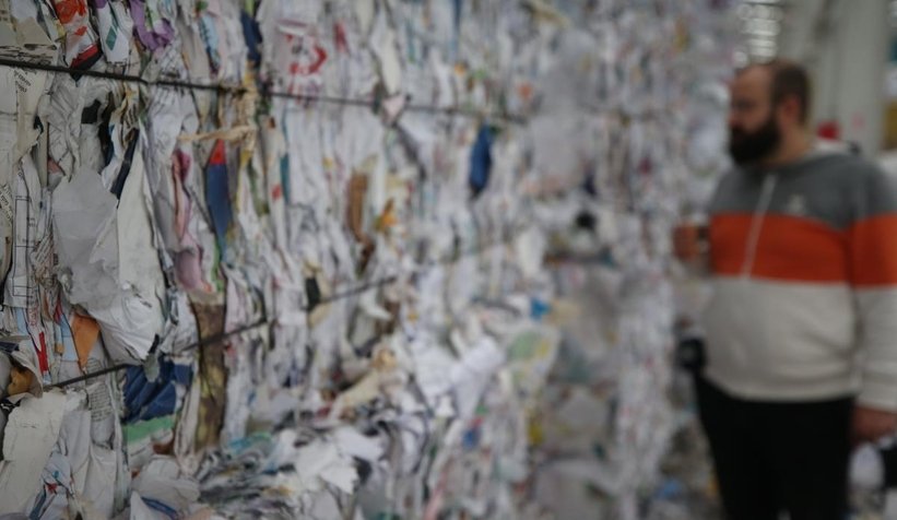 Optik sistemle ayrıştırılan atık kağıtlar, ihracata katkı sağlıyor