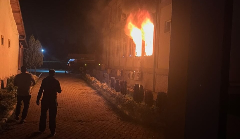 Orman İşletme Müdürlüğü'nde yangın