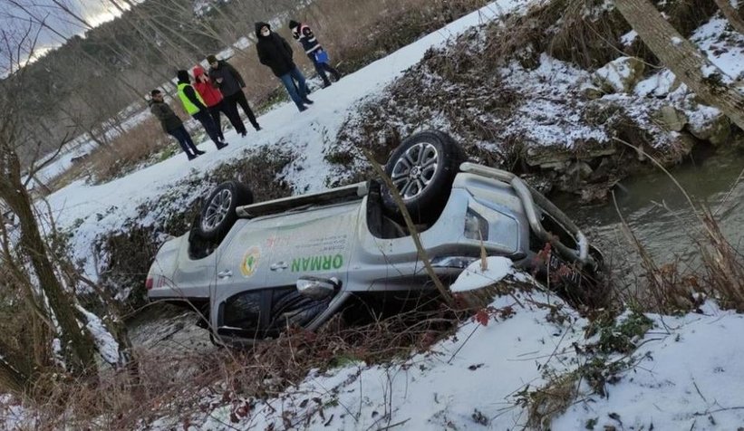 Orman muhafaza memurları ölümden döndü