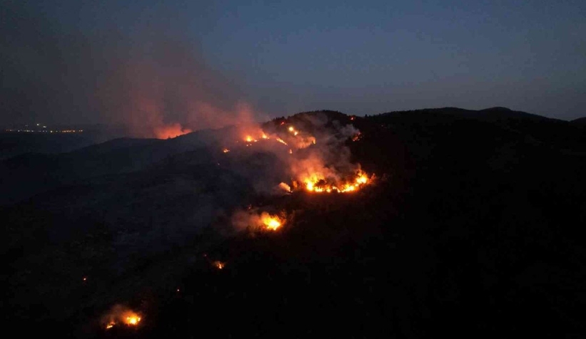 Orman yangını 12 saatte kontrol altına alındı