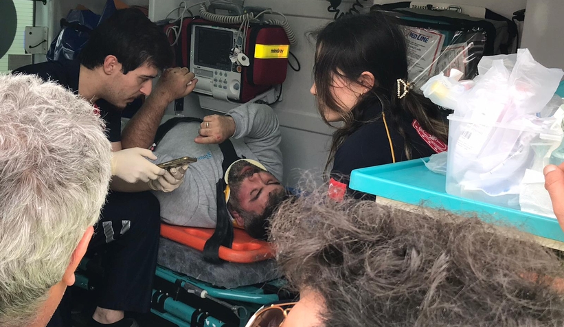 Ormanköy'de kaza; Sürücü araçta sıkıştı