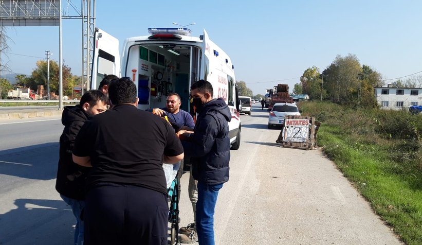 Ormanköy Kavşağı'nda kaza