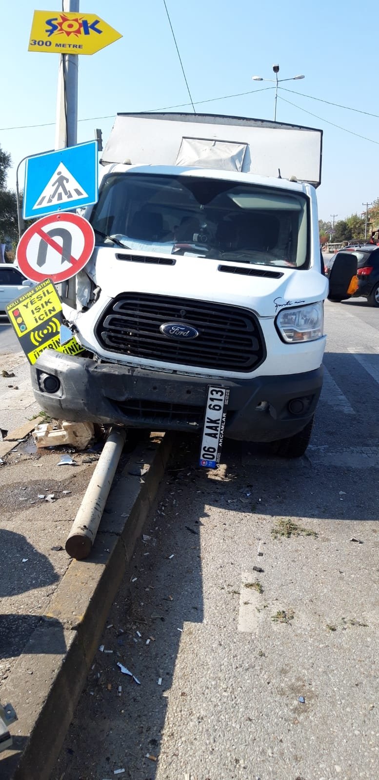 Ormanköy Kavşağı'nda kaza